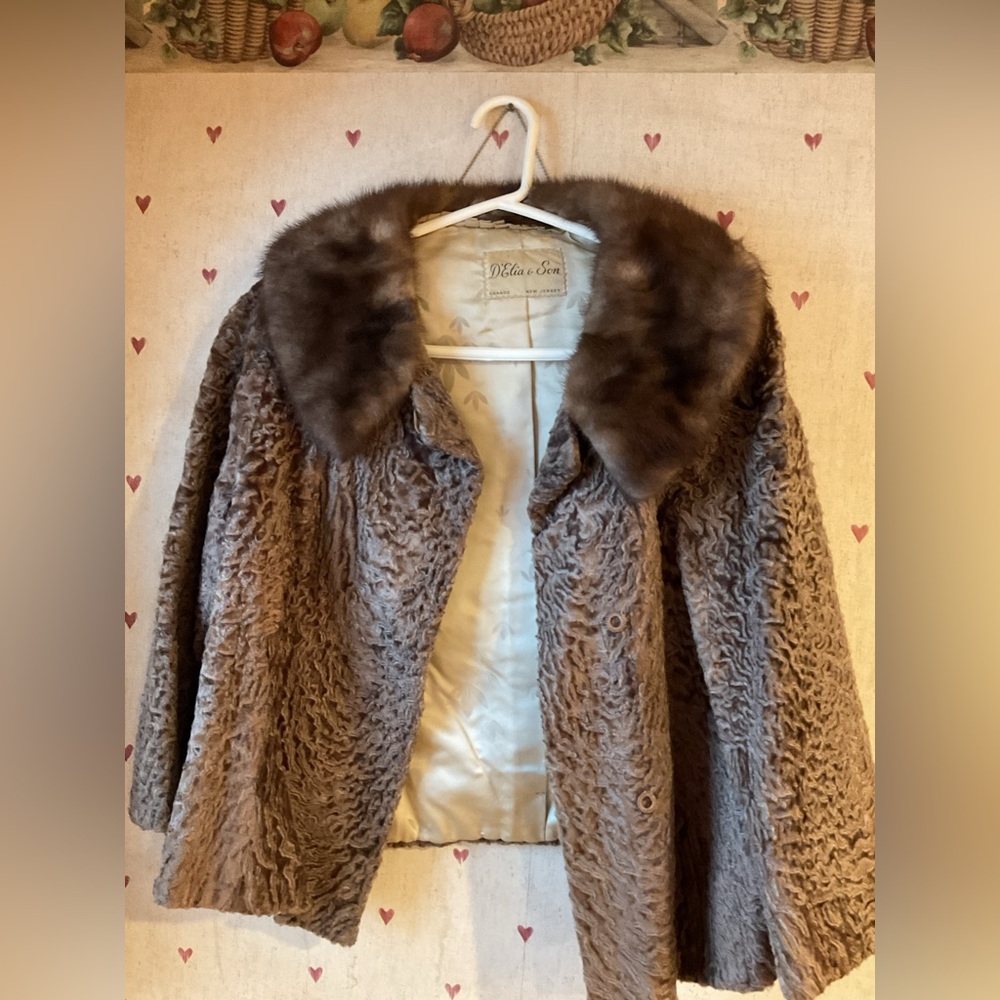 Mink Collar Coat